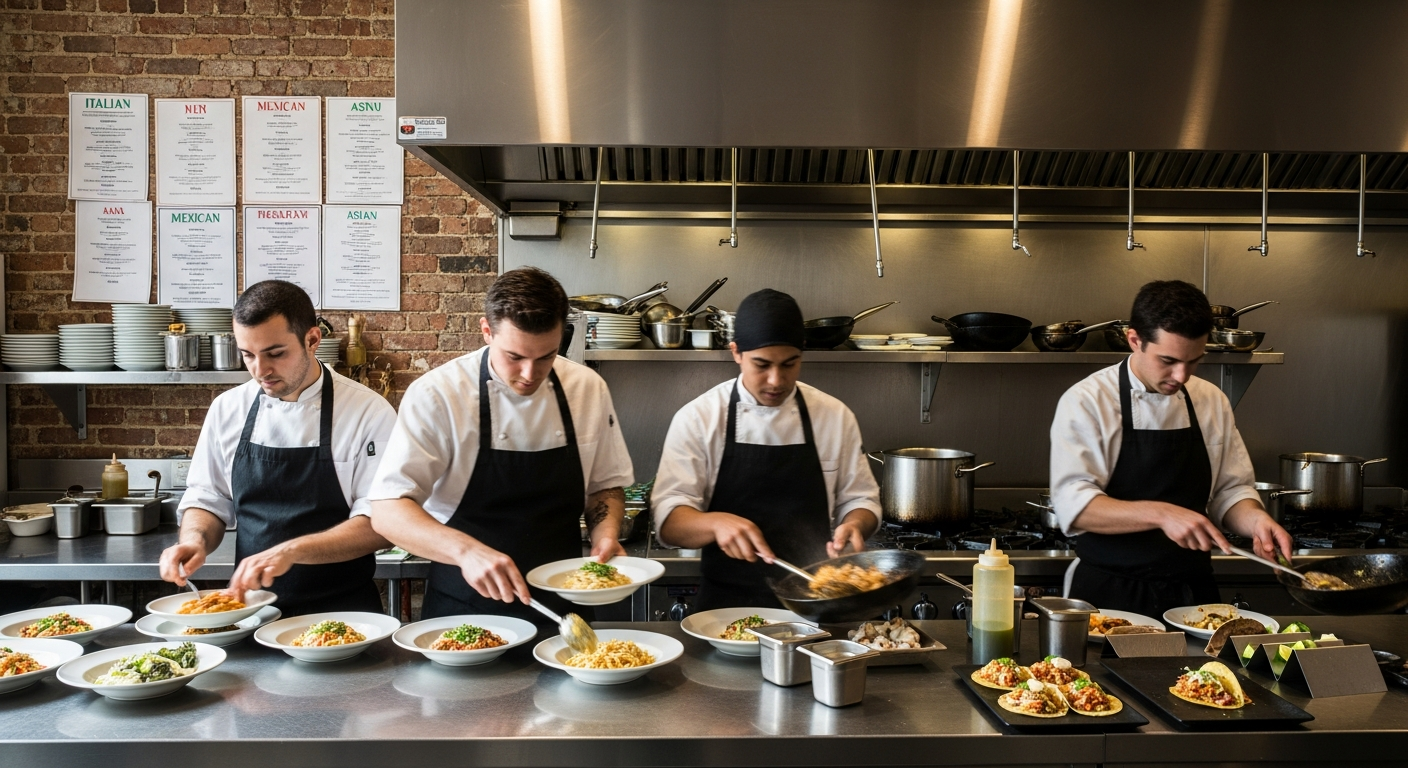 국내 다브랜드 외식 프랜차이즈 - 다브랜드 외식 프랜차이즈, 30개 브랜드 3,000개 매장에 레시피를 당일 전파하는 체계 구축